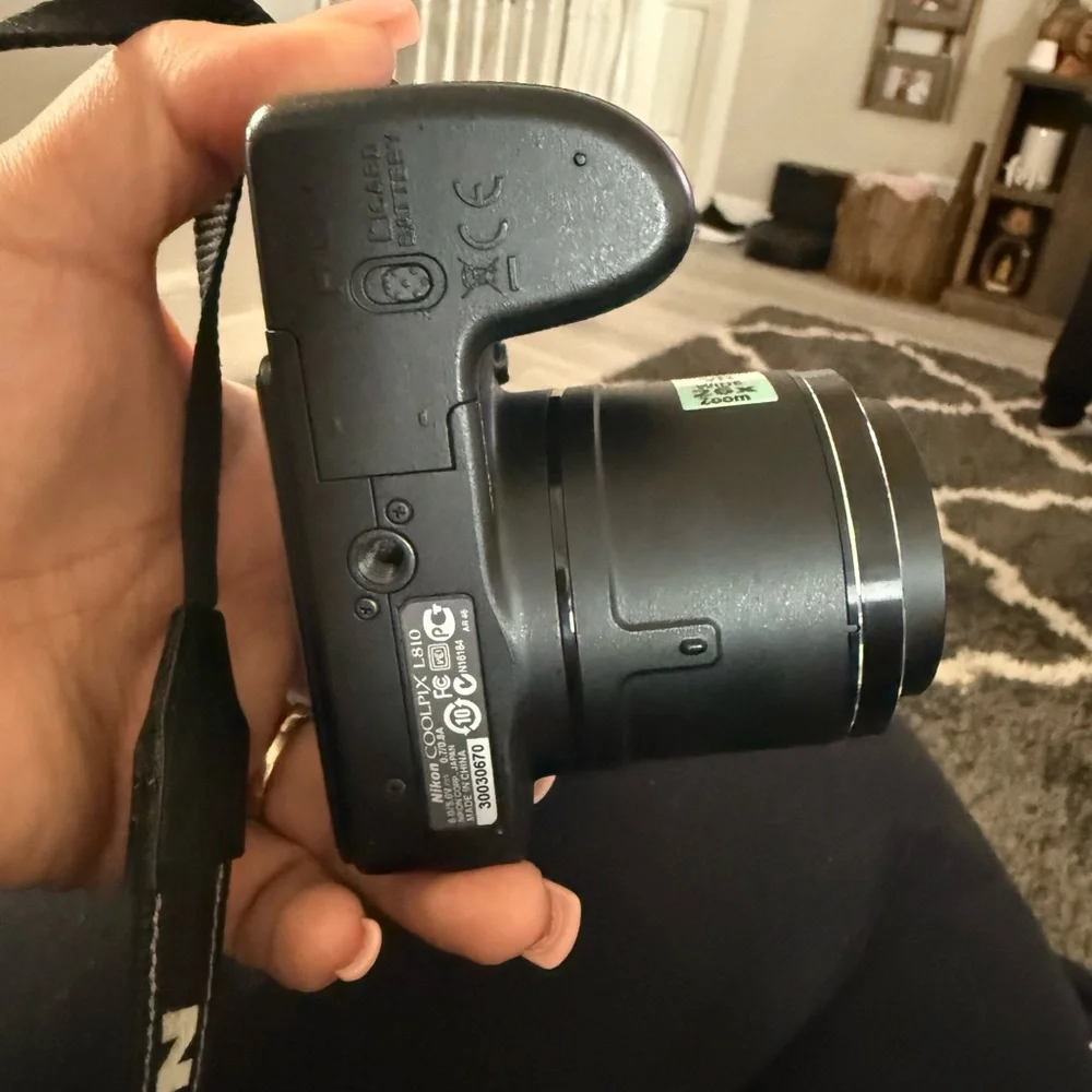 Nikon Black Digital Camera with 26x Optical Zoom